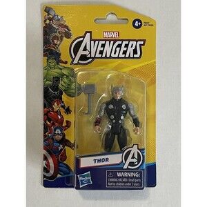 Marvel Avengers Epic Hero Series Thor Action Figure With Hammer for Kids 4+